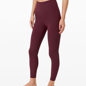 Lululemon maroon leggings